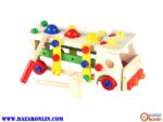 اسباب بازی چوبی ساختنی کامیون مدل SY-A096