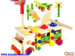 اسباب بازی چوبی ساختنی کامیون مدل SY-A096