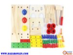 اسباب بازی چوبی ساختنی کامیون مدل SY-A096