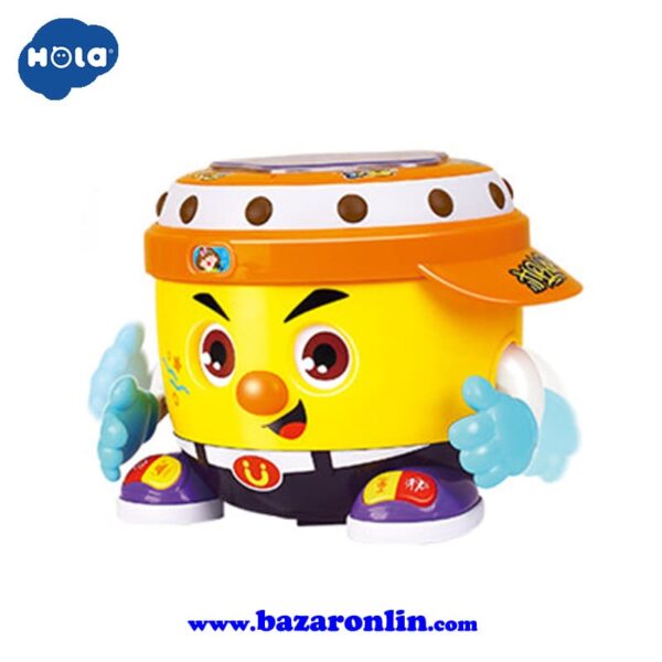 نگاره طبل موزیکال هولا تویز مدل 6107