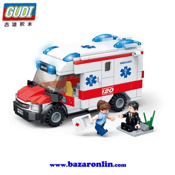 لگو آمبولانس پزشکی مدل 9220