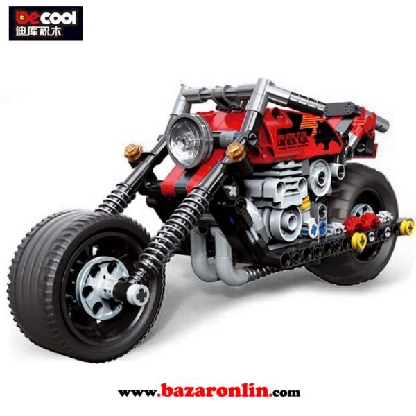 لگو موتورسیکلت عقب کش مدل 3803 Decool