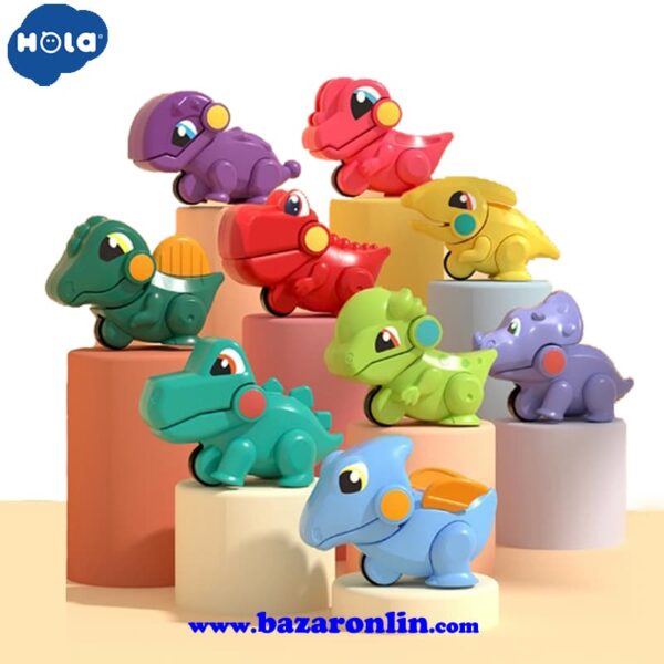 دایناسورهای جیبی هولاتویز مدل HE79700 ست 9 عددی